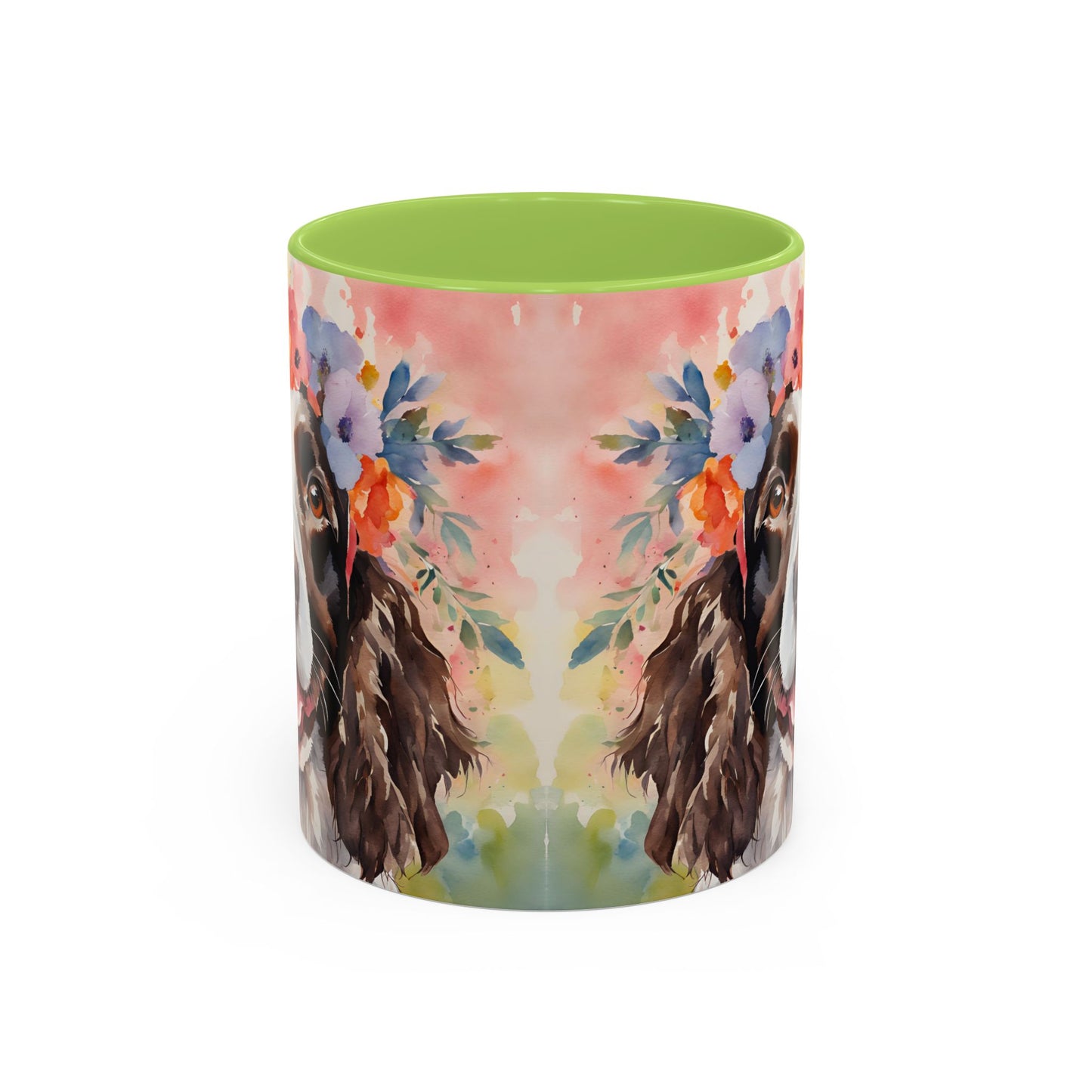 Springer Spaniel 03 Accent Coffee Mug - Dog Lover Gift