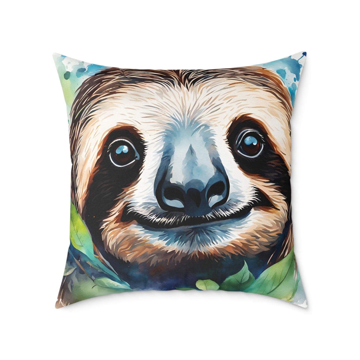 Sloth 01 Poly Pillow - Natures Beauty Design