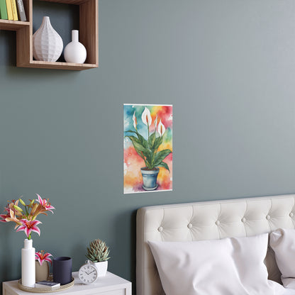 Multicoloured Pot Plant 20 Indoor and Outdoor Silk Posters