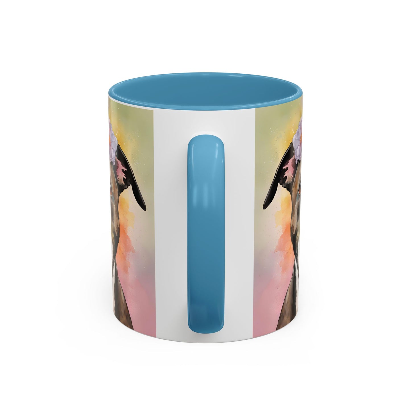 Staffordshire Bull Terrier 01 Accent Coffee Mug - Dog Lover Gift