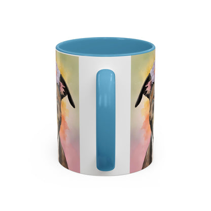 Staffordshire Bull Terrier 01 Accent Coffee Mug - Dog Lover Gift
