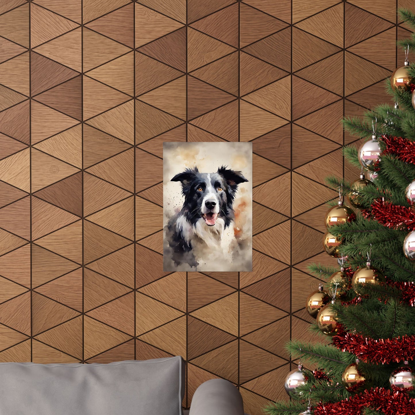 Dogs Sheep Dog 02 Matte Vertical Poster