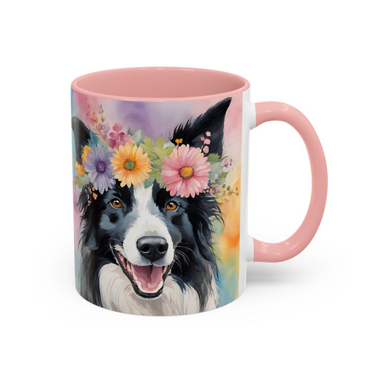 Border Collie 03 Accent Coffee Mug - Dog Lover Gift