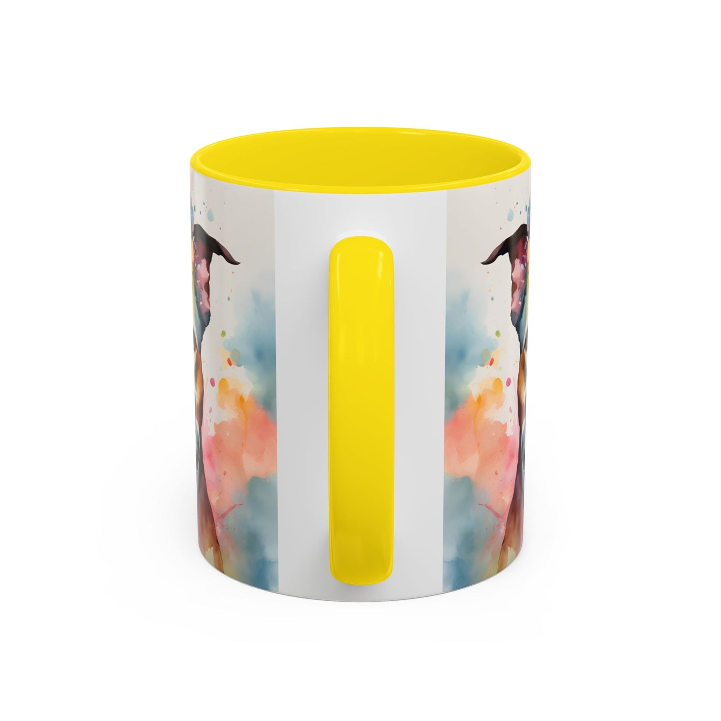 Staffordshire Bull Terrier 03 Accent Coffee Mug - Dog Lover Gift