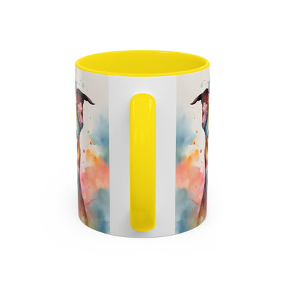 Staffordshire Bull Terrier 03 Accent Coffee Mug - Dog Lover Gift