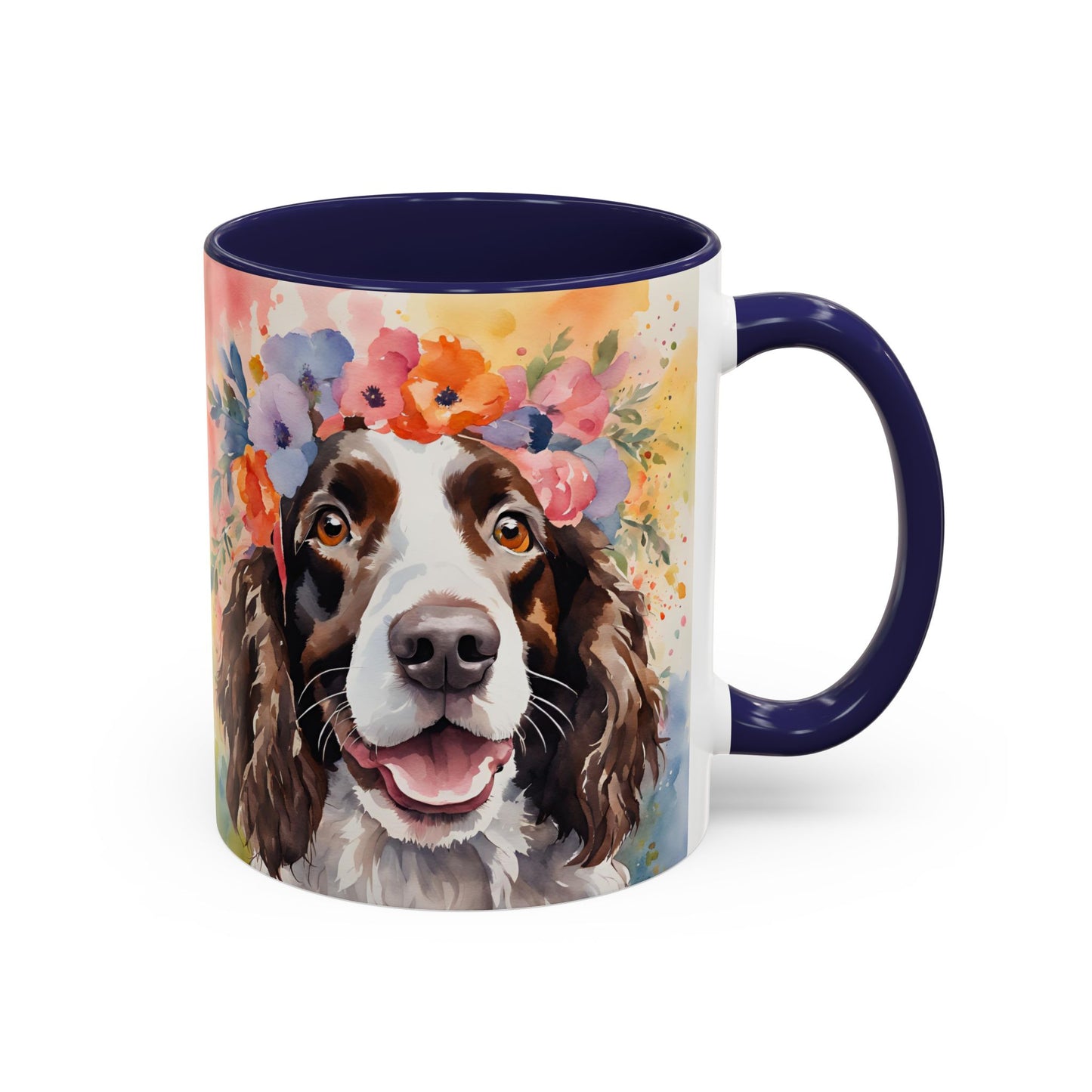 Springer Spaniel 03 Accent Coffee Mug - Dog Lover Gift