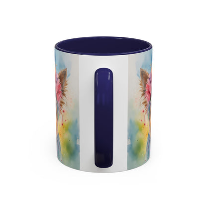 Yorkshire Terrier 03 Accent Coffee Mug - Dog Lover Gift