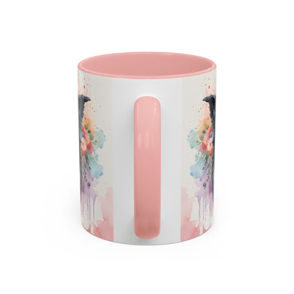 Border Collie 01 Accent Coffee Mug - Dog Lover Gift