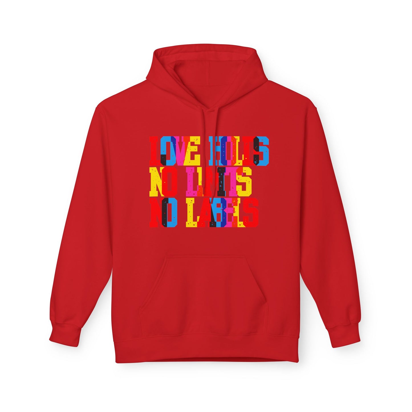 Love Holds No Limits No Labels Unisex Valentines Hoodie