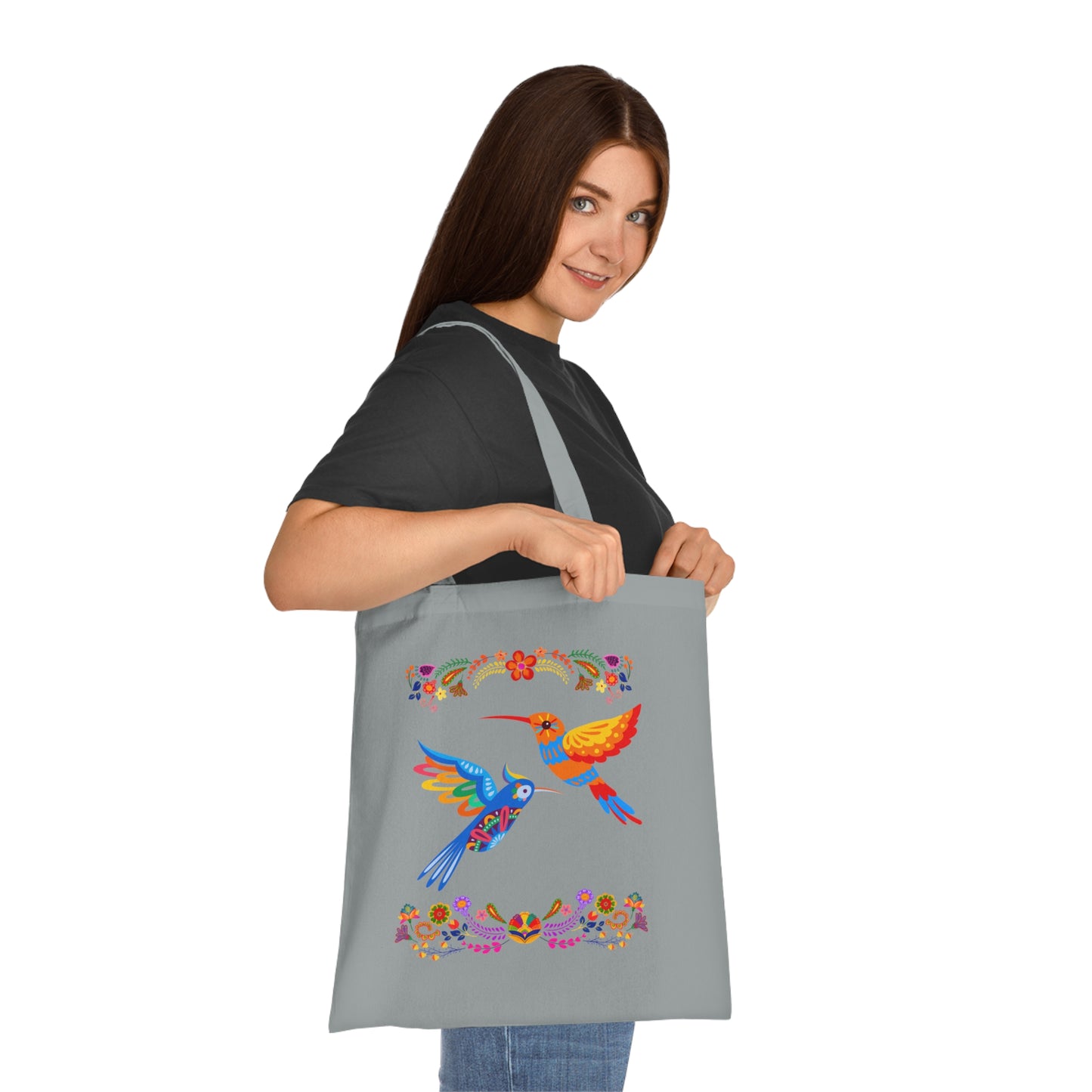 Funky birds 07 Cotton Tote