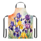 Irises 04 Apron 5-Color Straps