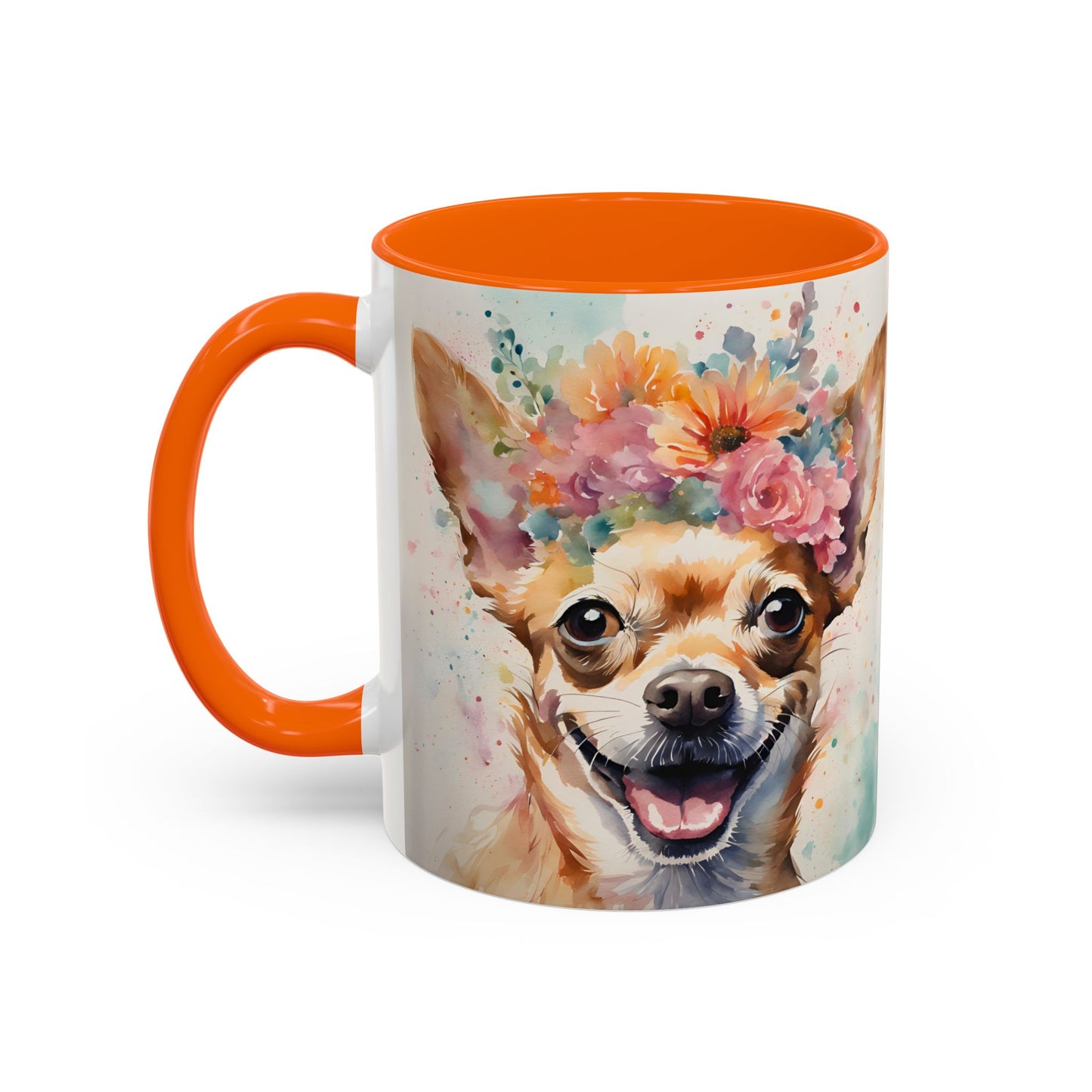 Chihuahua 02 Accent Coffee Mug - Dog Lover Gift