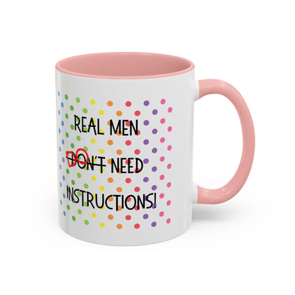 Real Men Accent Coffee Mug (11oz)