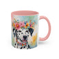 Dalmatian 02 Accent Coffee Mug - Dog Lover Gift