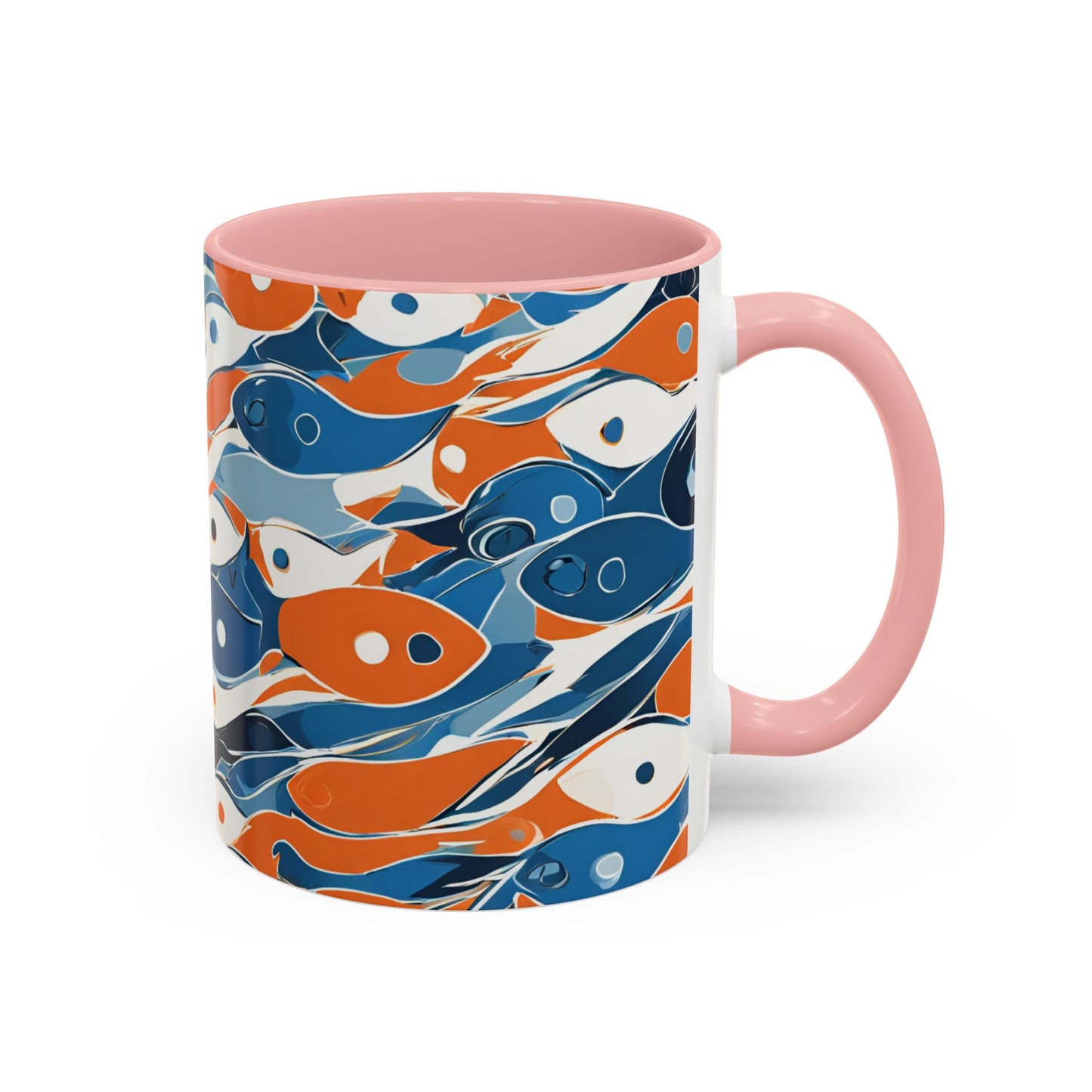 Orange Fish 05 Accent Coffee Mug (11oz)