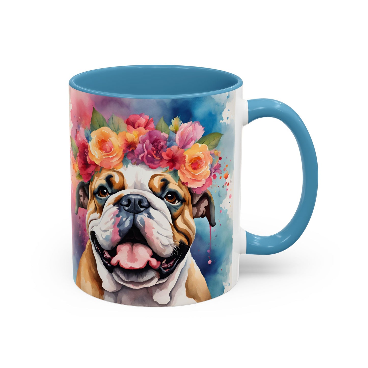 British Bulldog 01 Accent Coffee Mug - Dog Lover Gift