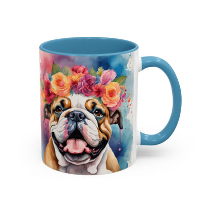 British Bulldog 01 Accent Coffee Mug - Dog Lover Gift