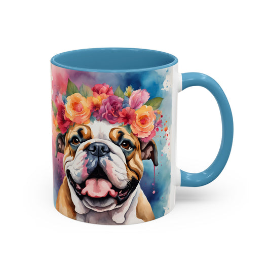 British Bulldog 01 Accent Coffee Mug - Dog Lover Gift