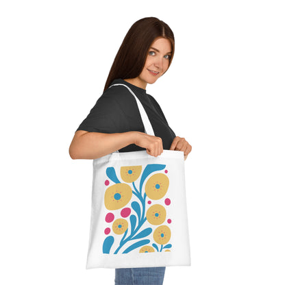 Abstract flowers 05 Cotton Tote