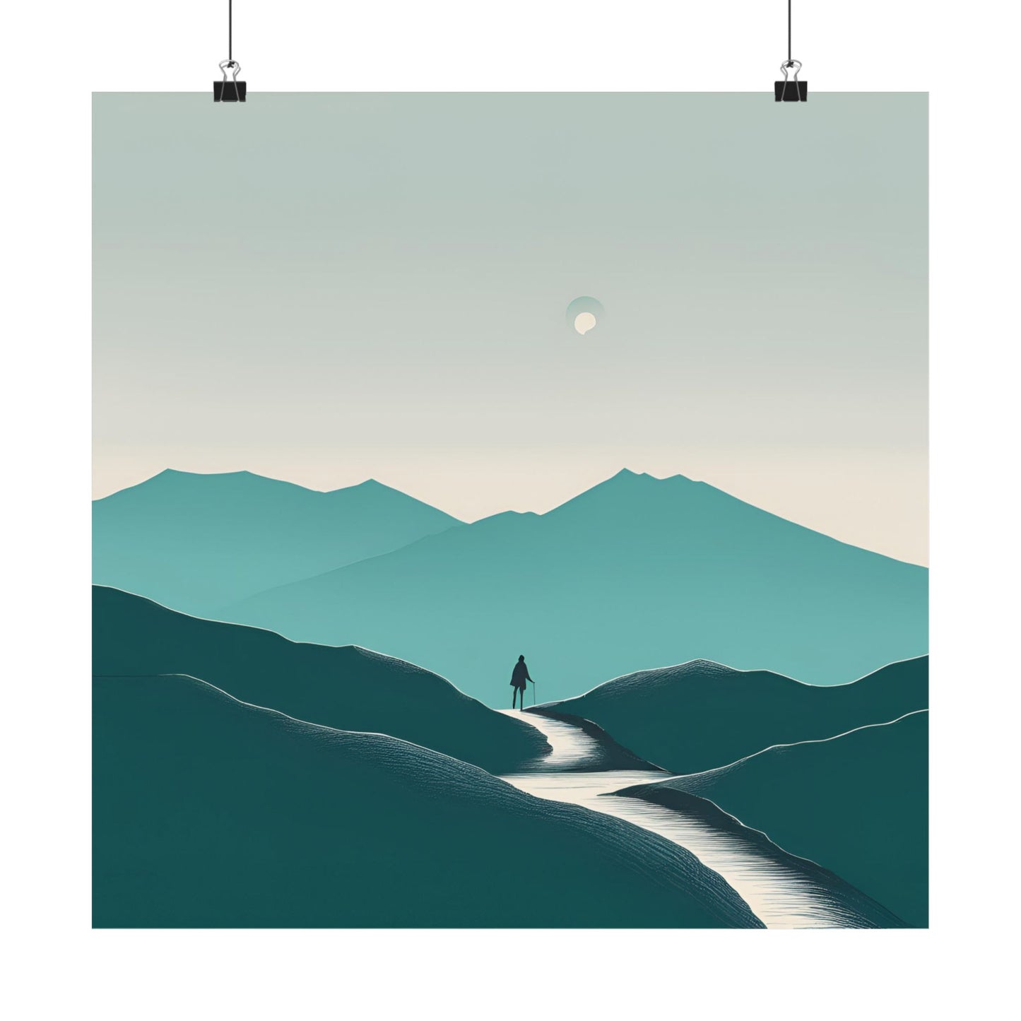 Lone Collection Walker 10 Matte Square Posters