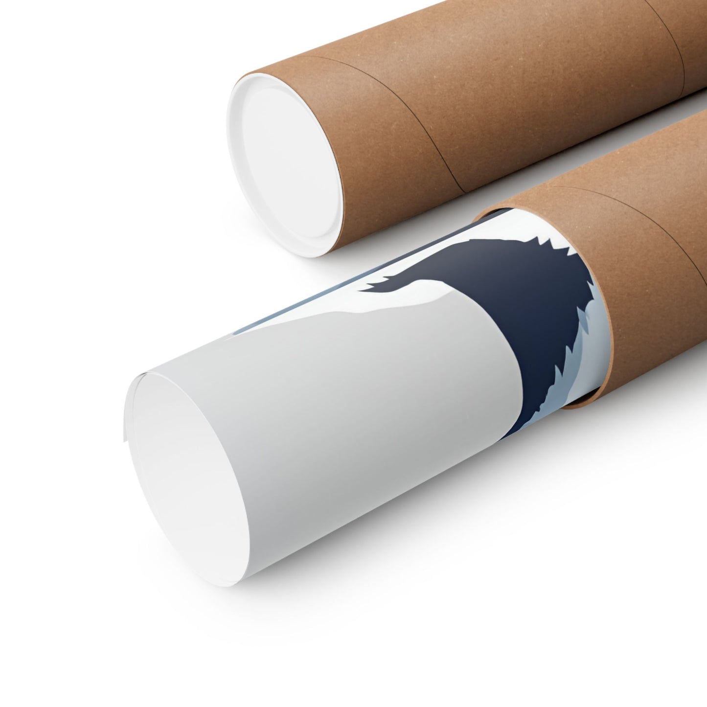 Lone Collection Polar Bear 3 Matte Square Posters