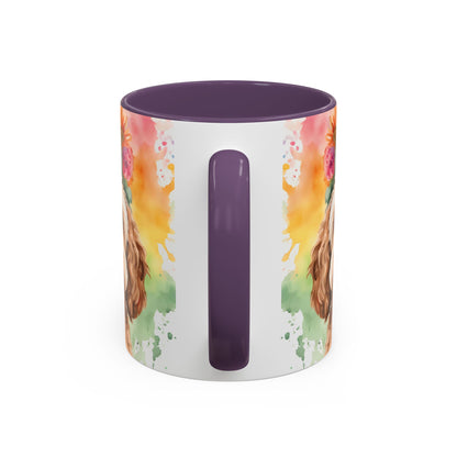 Cockapoo 03 Accent Coffee Mug - Dog Lover Gift