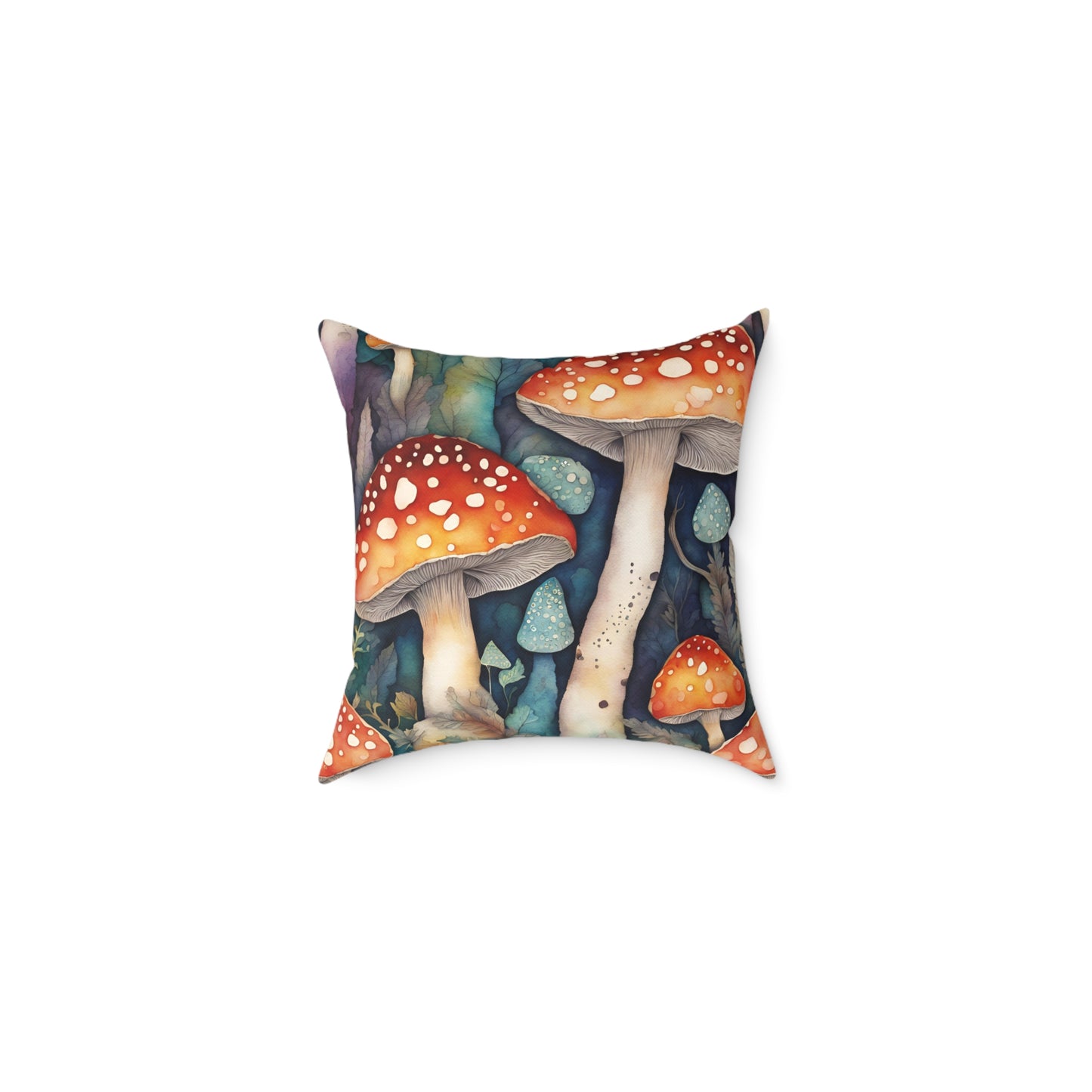 Toadstool 02 Poly Pillow - Natures Beauty Design