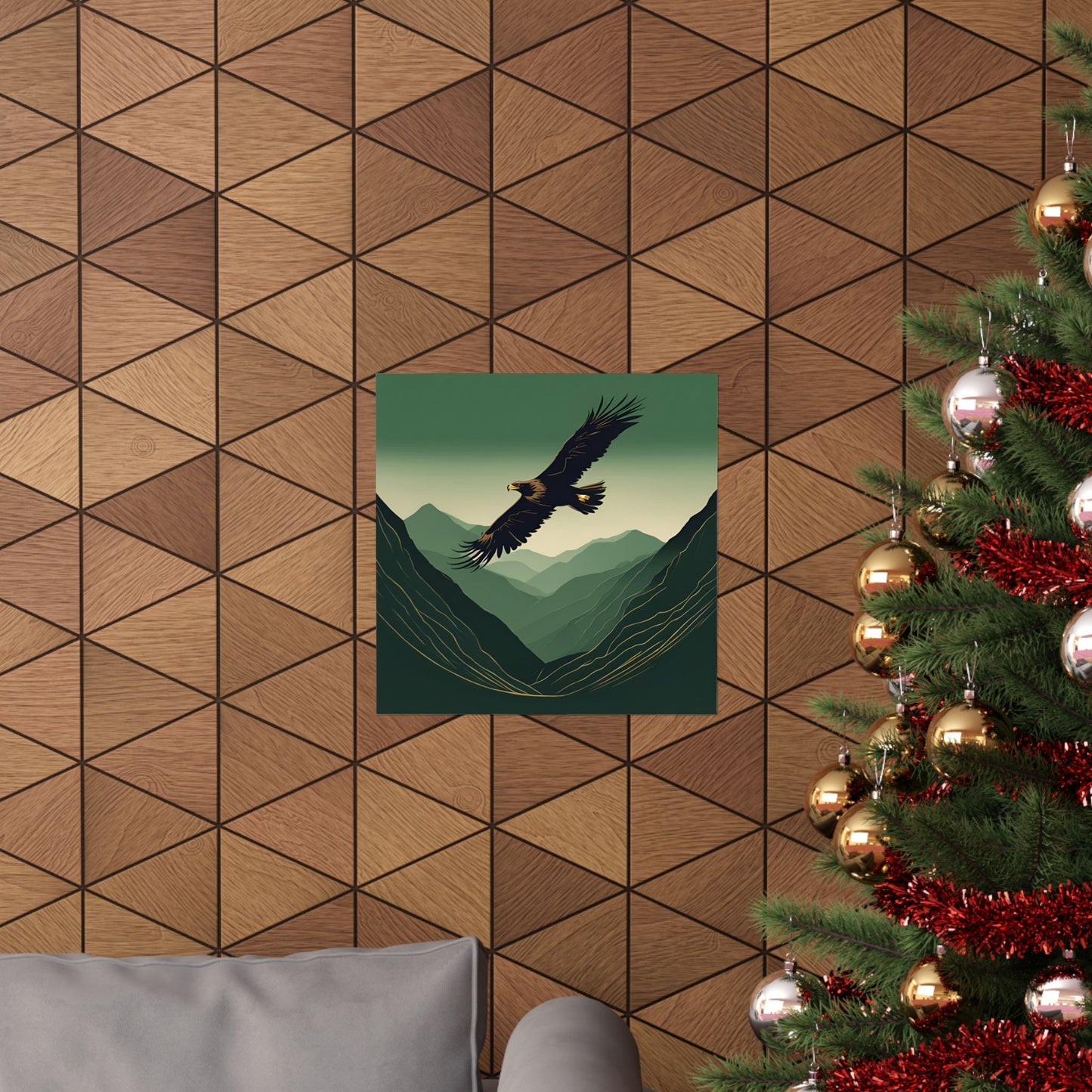 Lone Collection Eagle 5 Matte Square Posters