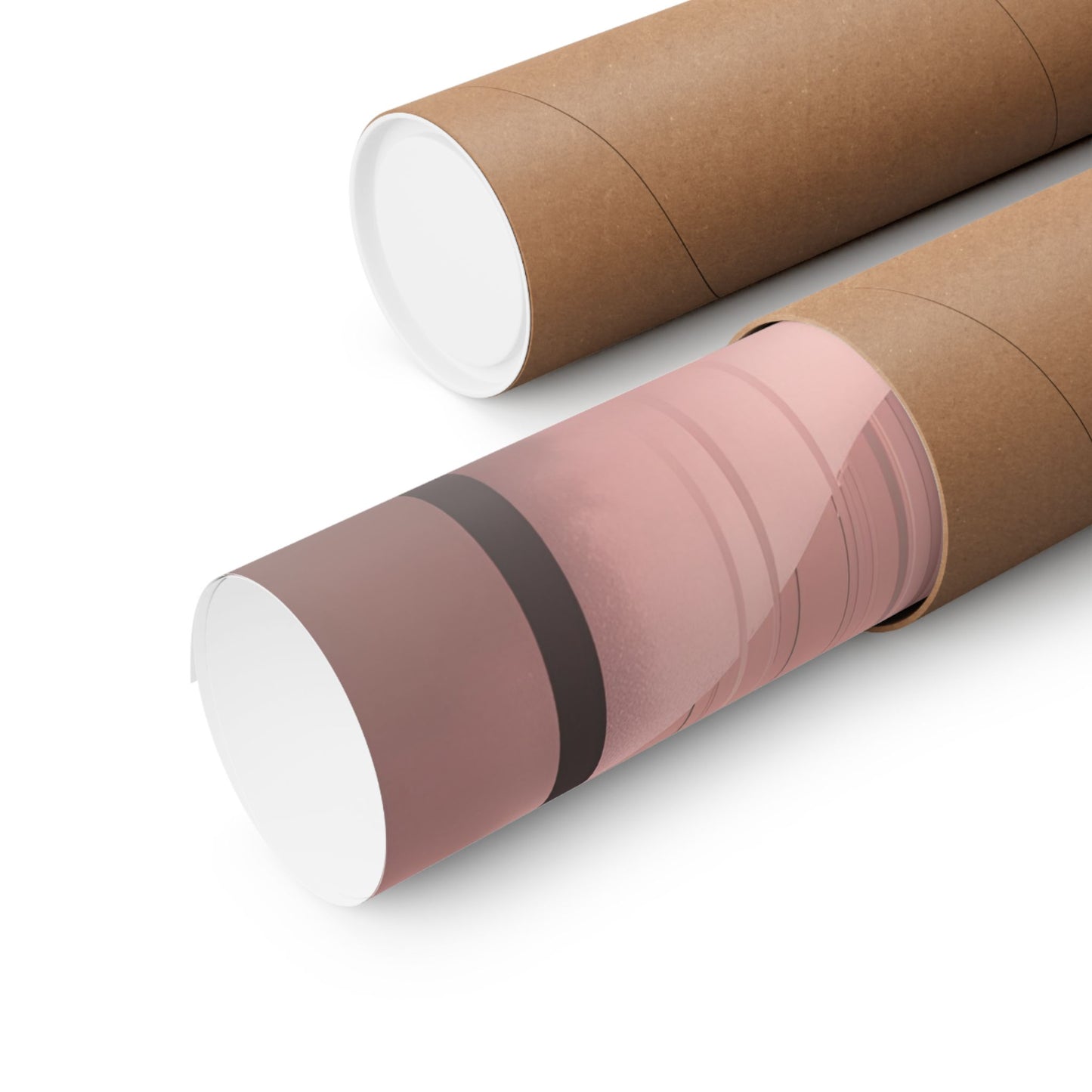Lonely Forest Pink 17 Matte Square Posters