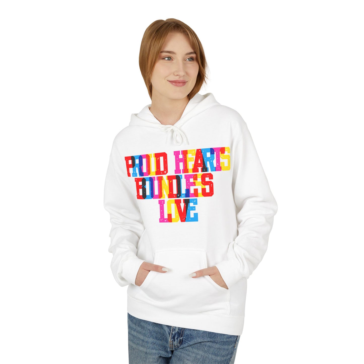 Proud Hearts Endless Love Unisex Valentines Hoodie