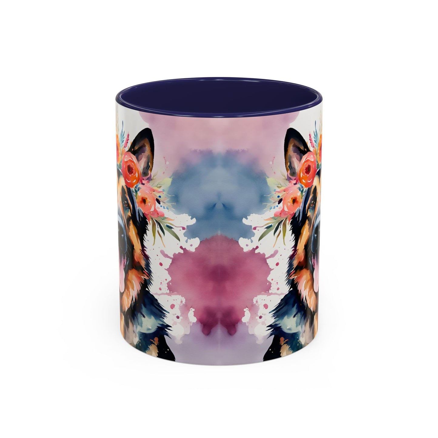 German Shepherd 04 Accent Coffee Mug - Dog Lover Gift