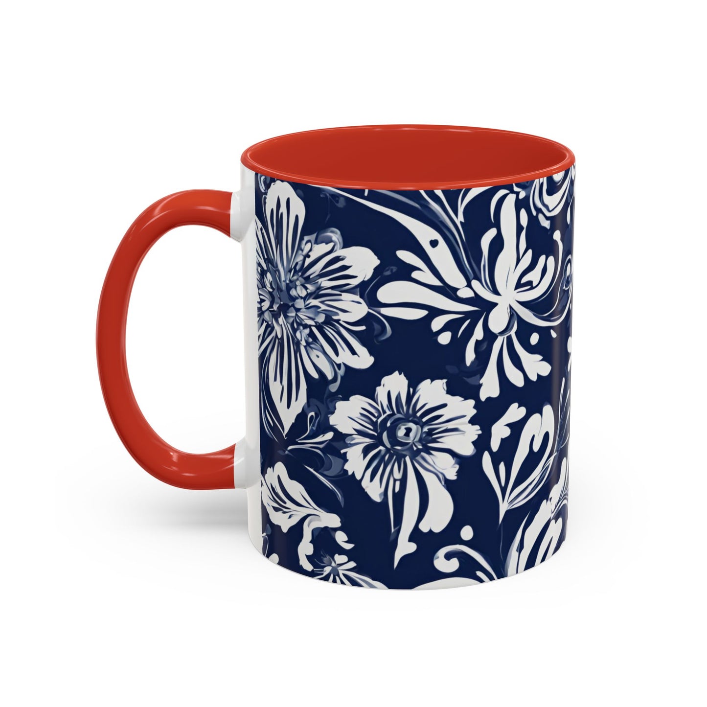 Flower 3 Accent Coffee Mug (11oz)