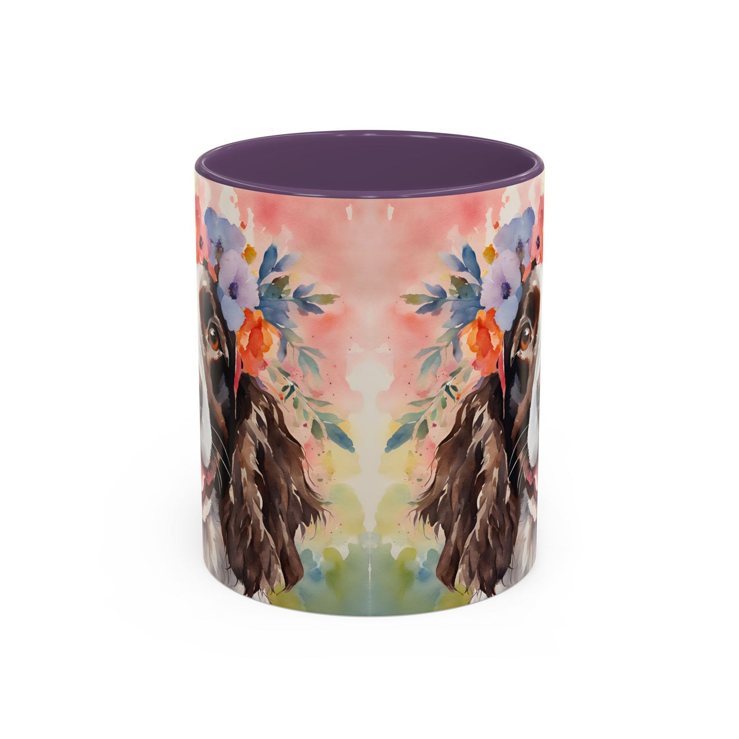 Springer Spaniel 03 Accent Coffee Mug - Dog Lover Gift