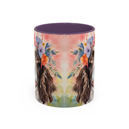 Springer Spaniel 03 Accent Coffee Mug - Dog Lover Gift