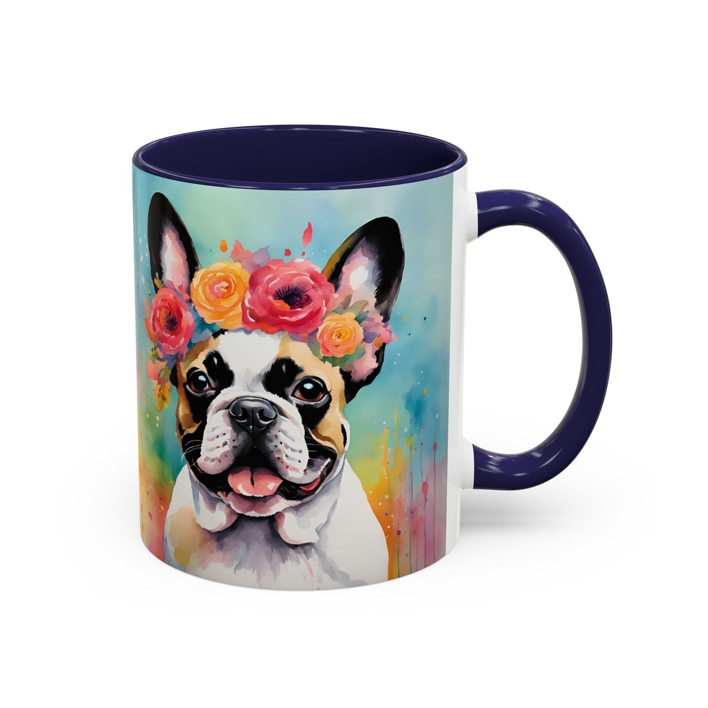 French Bulldog 03 Accent Coffee Mug - Dog Lover Gift
