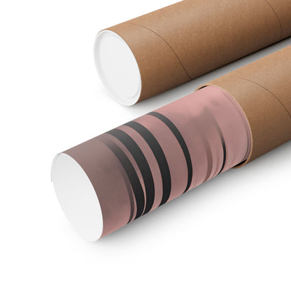 Lonely Forest Pink 7 Matte Square Posters
