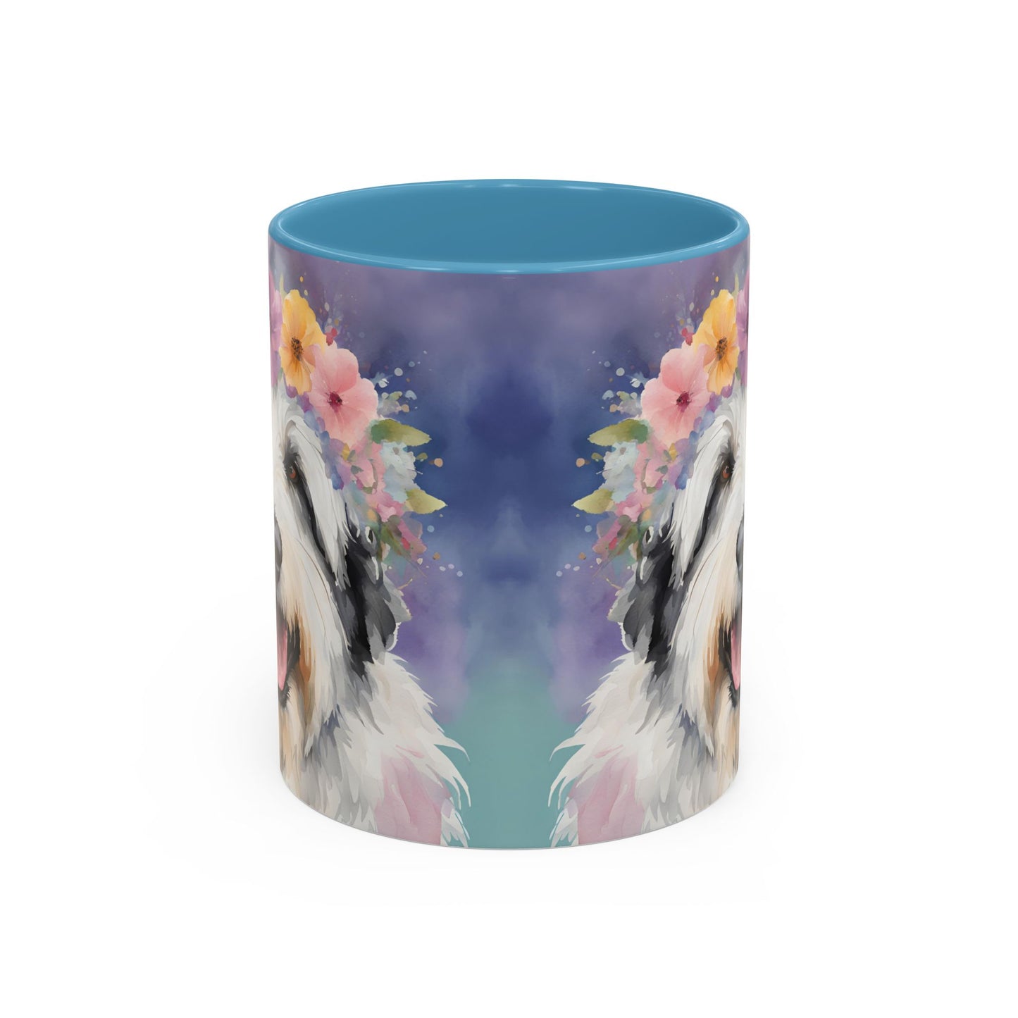 Bearded Collie 04 Accent Coffee Mug - Dog Lover Gift