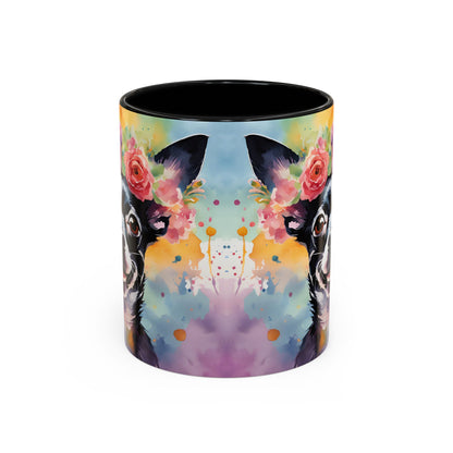 Chihuahua 03 Accent Coffee Mug - Dog Lover Gift