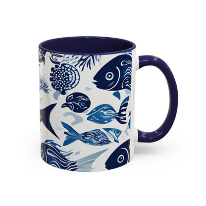 Fish 15 Accent Coffee Mug (11oz)