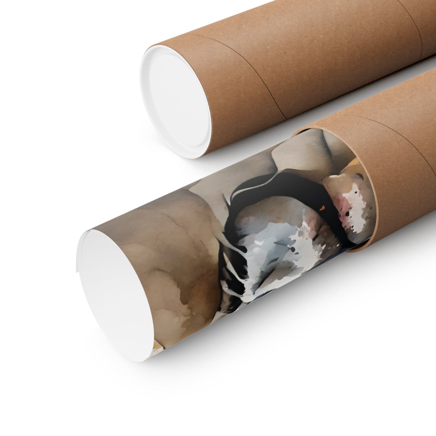 Dogs Bulldog 01 Matte Vertical Poster