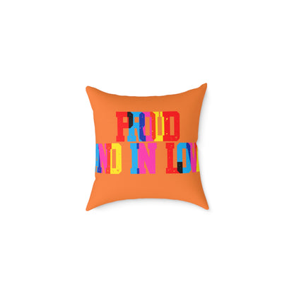 Proud And In Love Poly Pillow