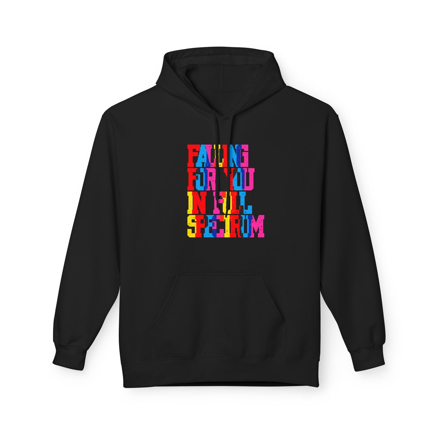 Falling For You In Full Spectrum Unisex Valentines Hoodie