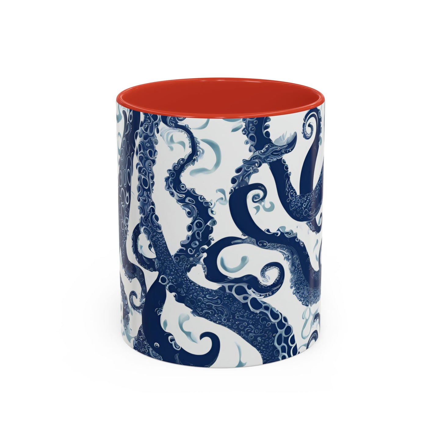 Octopus 1 Accent Coffee Mug (11oz)