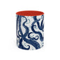Octopus 1 Accent Coffee Mug (11oz)