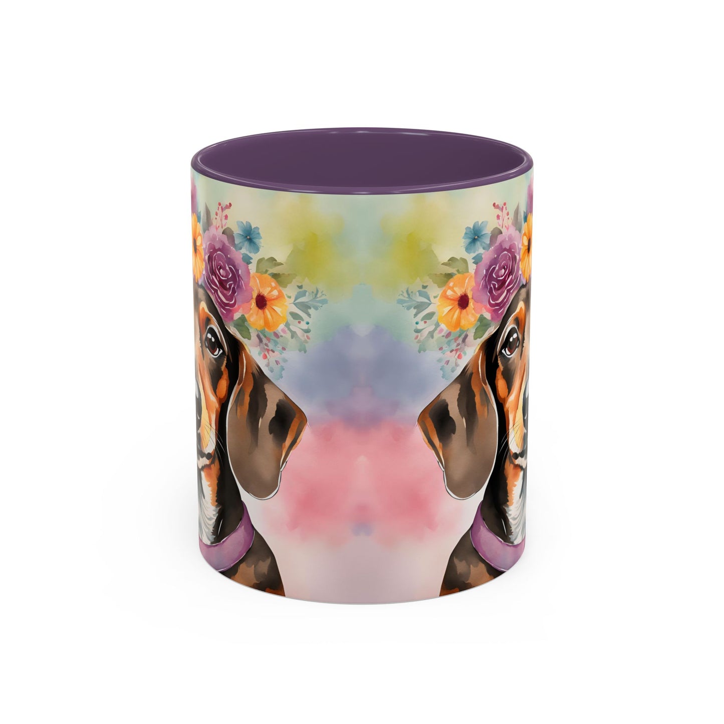 Dachshund 03 Accent Coffee Mug - Dog Lover Gift