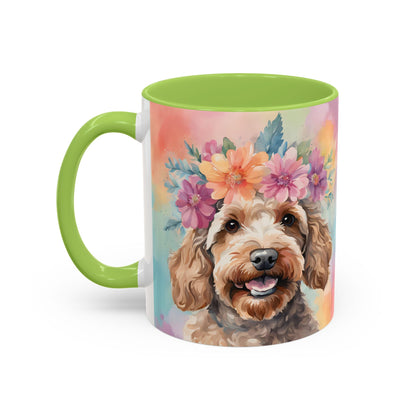 Cockapoo 01 Accent Coffee Mug - Dog Lover Gift