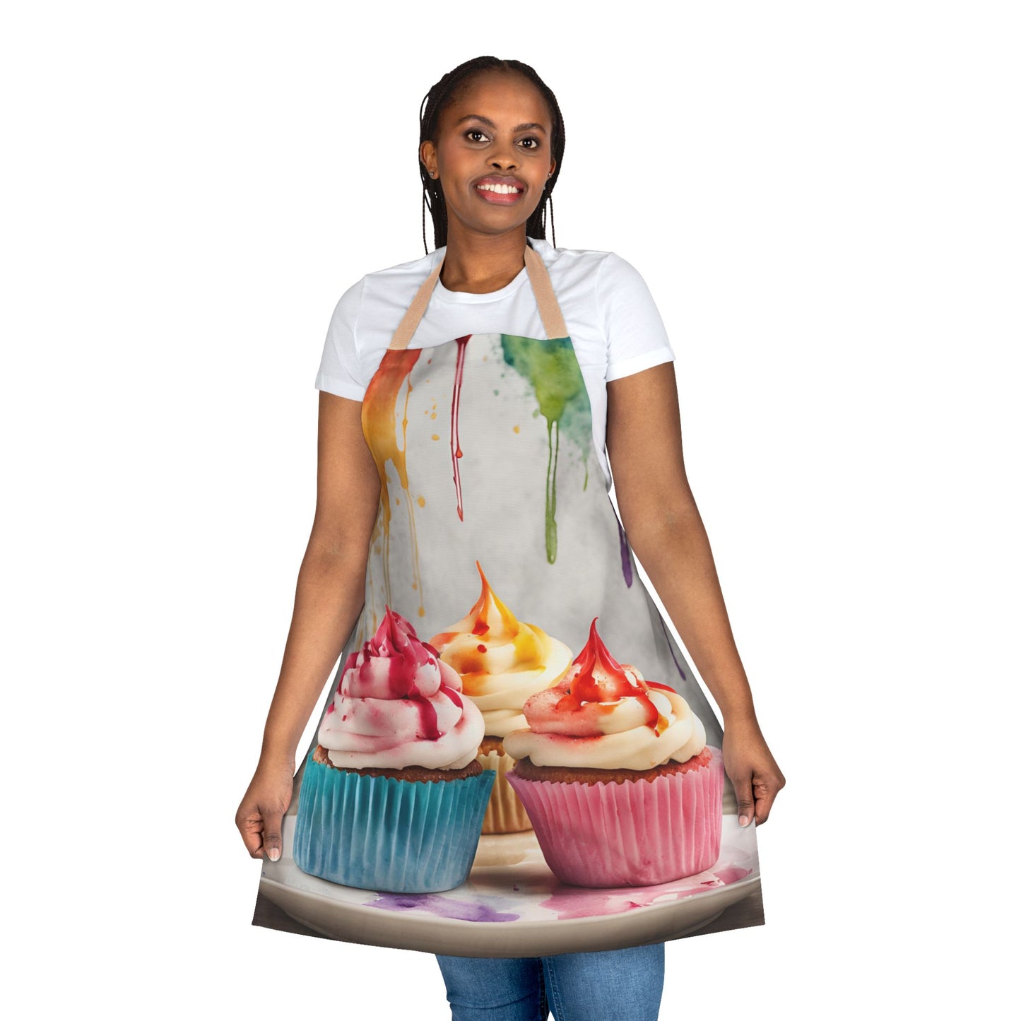 Cupcake 01 Baking Lovers 5-Color Straps Kitchen Wear