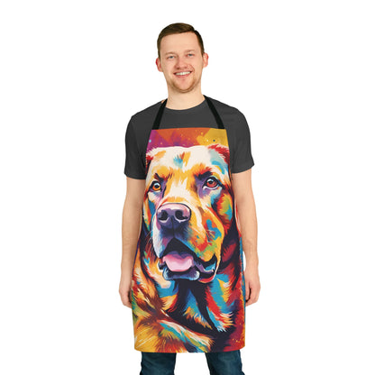 Multicolored Labrador Adult Apron (AOP)