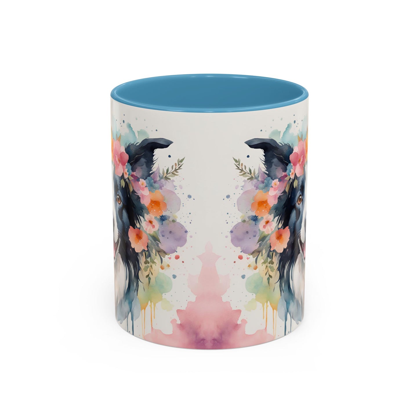 Border Collie 01 Accent Coffee Mug - Dog Lover Gift