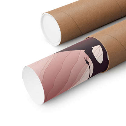 Lone Collection Elephant 6 Matte Square Posters